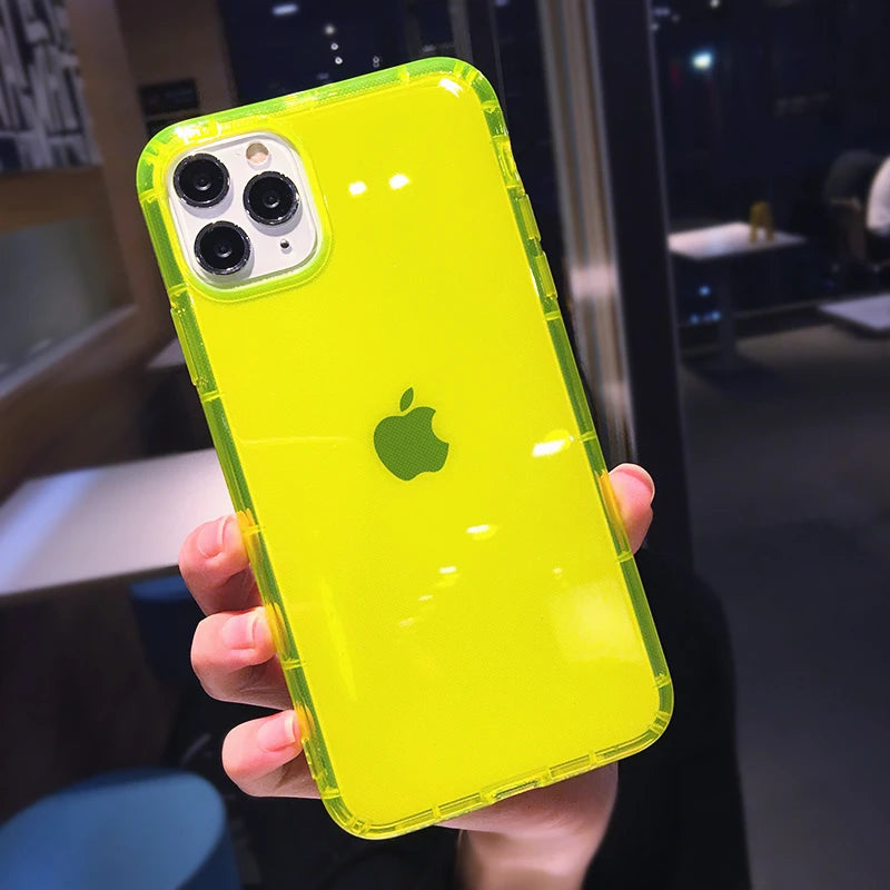 Transparent with Fluorescent Color